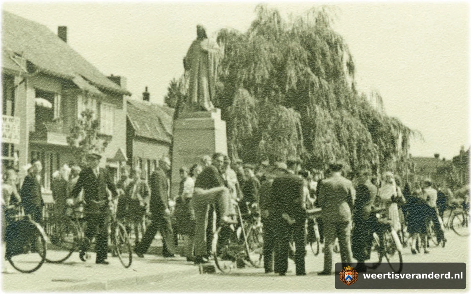 Beschadiging van het Heilig Hartbeeld