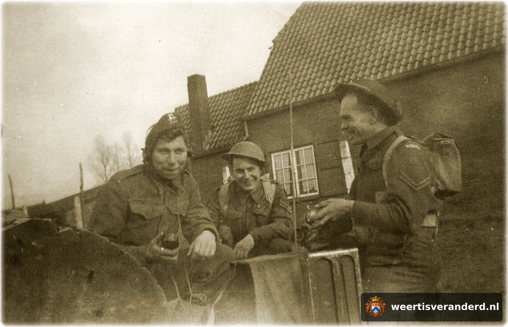 Telegrafisten bij het huis van Zjeng Korsten