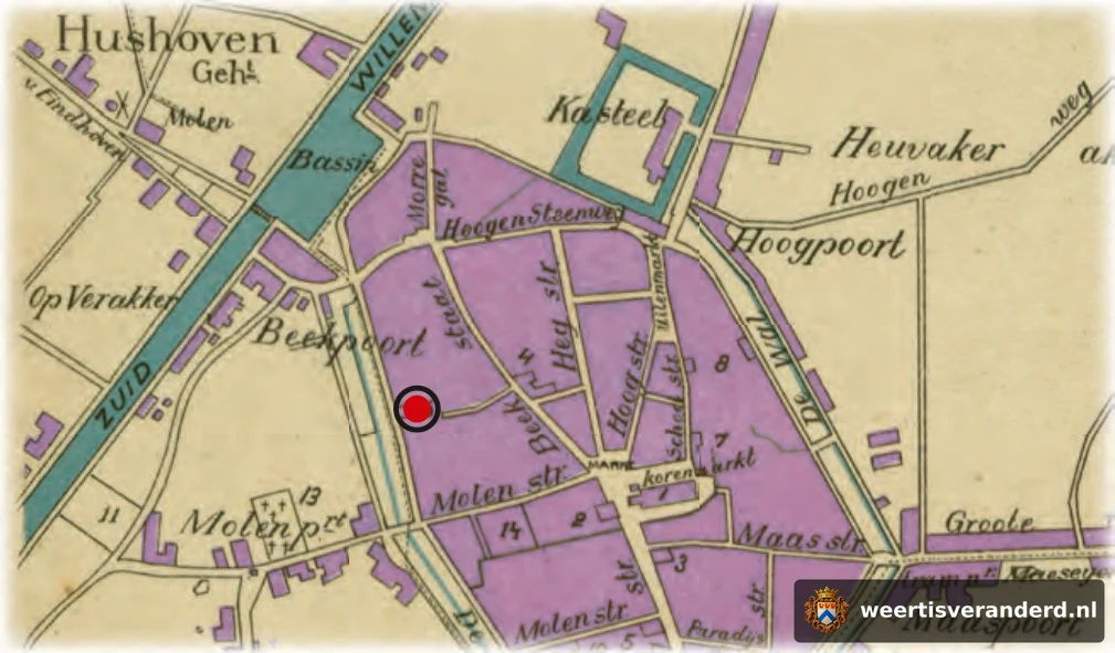 Plattegrond met de St.-Josephkapel