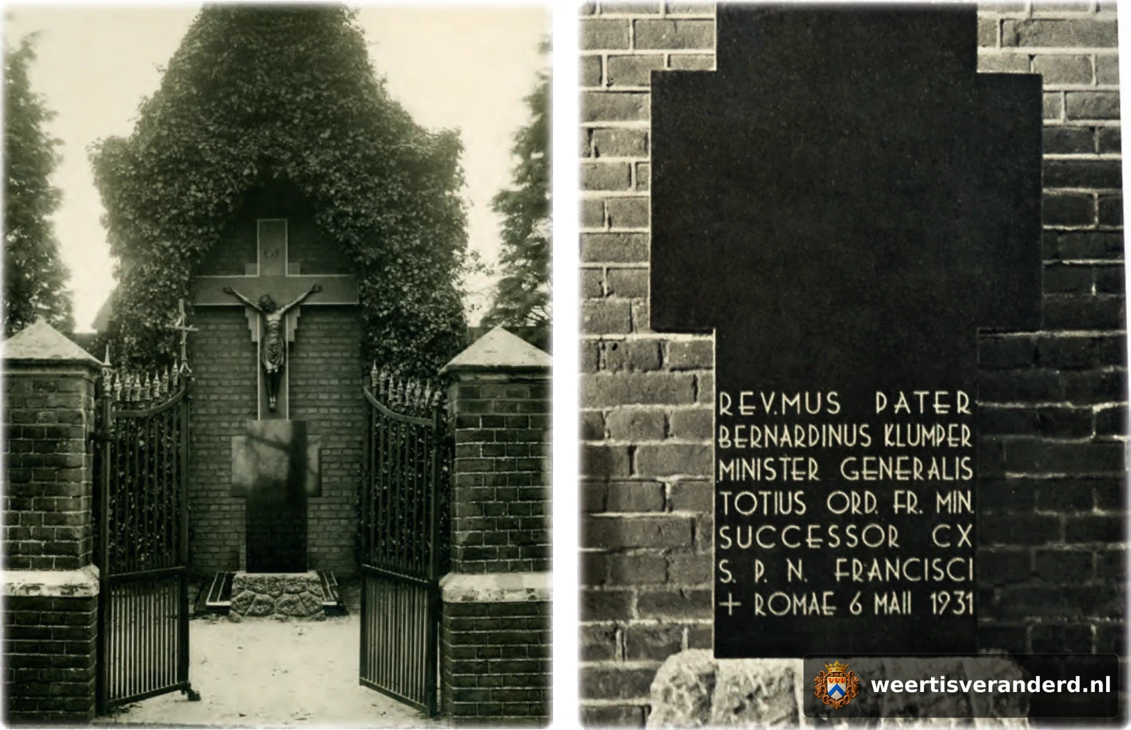 Grafmonument van pater Bernardius Klumper
