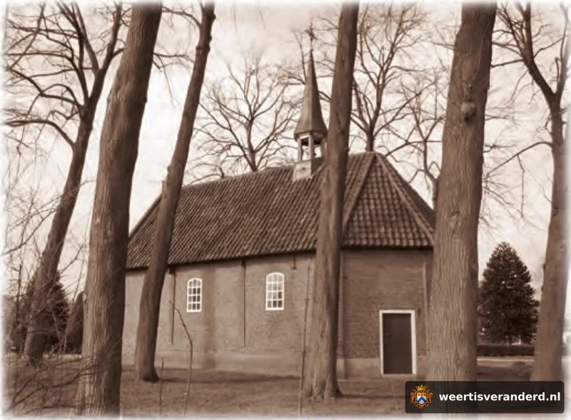 De St.-Sebastiaanskapel van opzij