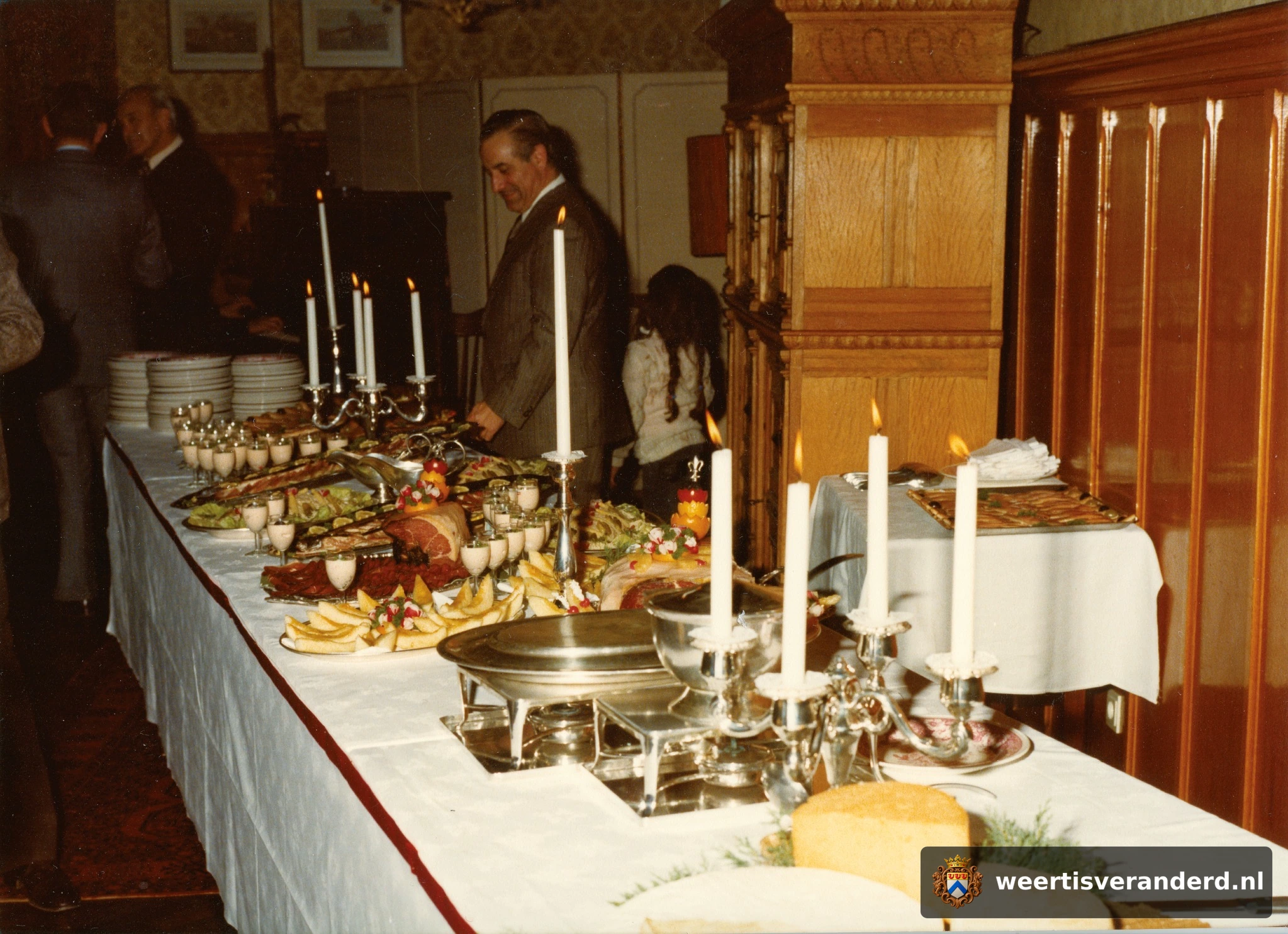 Een uitgebreid buffet in Hotel Juliana