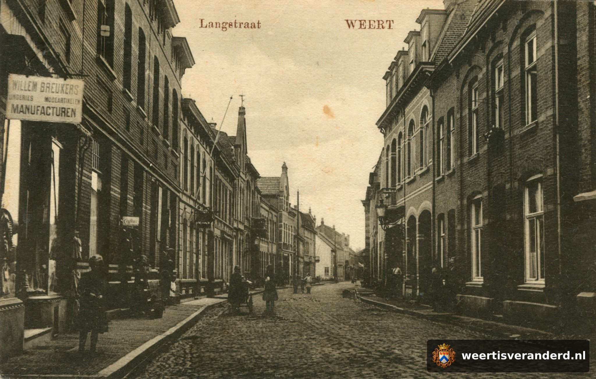 Historisch straatbeeld van de Langstraat