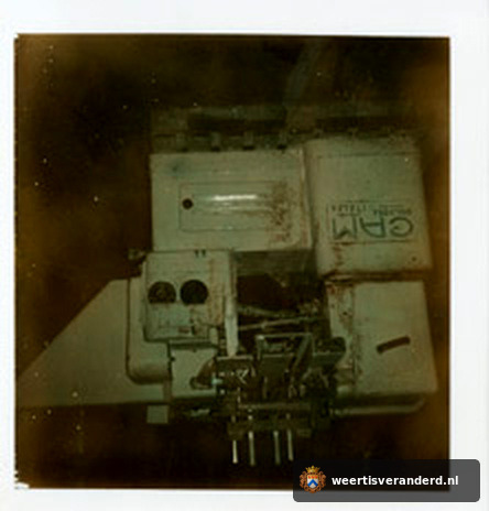 Historische productiemachine van Jos Poell