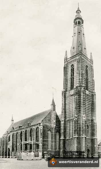 De Martinustoren na de verhoging (1920)