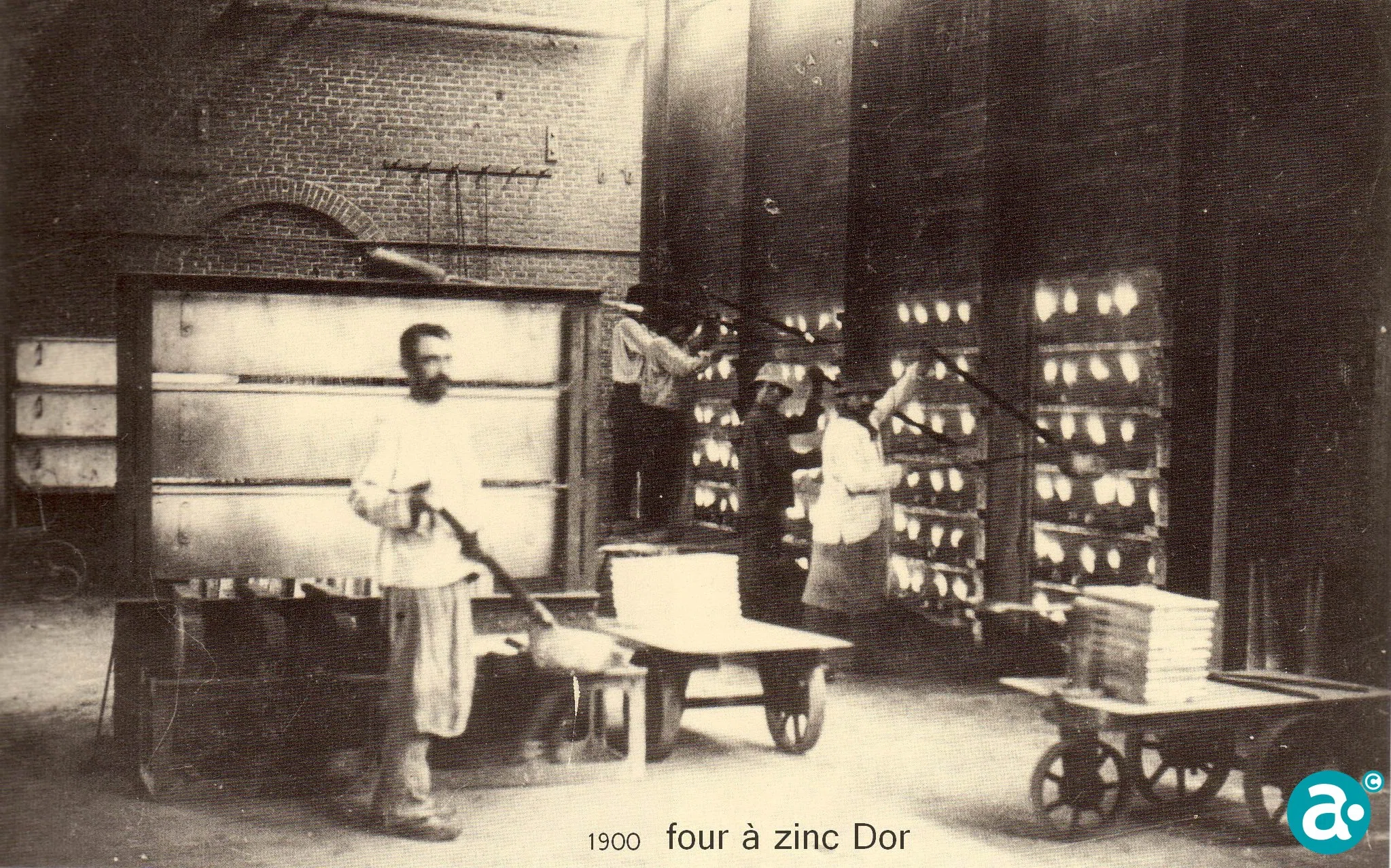 1900 - Zinkfabriek Budel - Dorplein