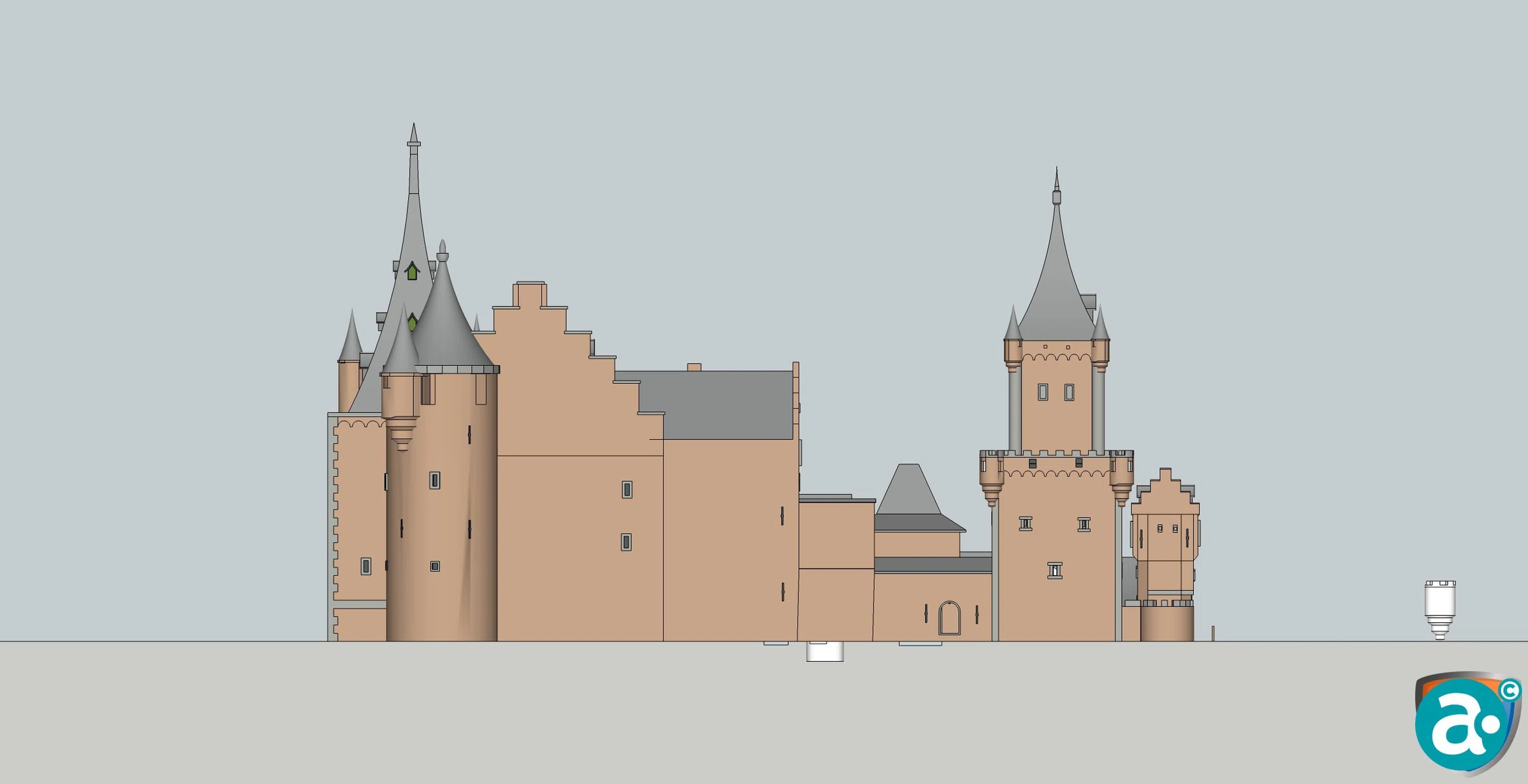 Het kasteel van Weert was een indrukwekkende waterburcht
