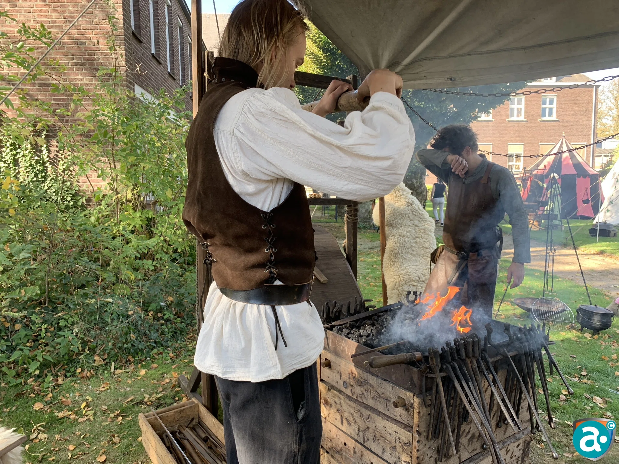 Topdrukte tijdens nationale archeologiedagen in Weert