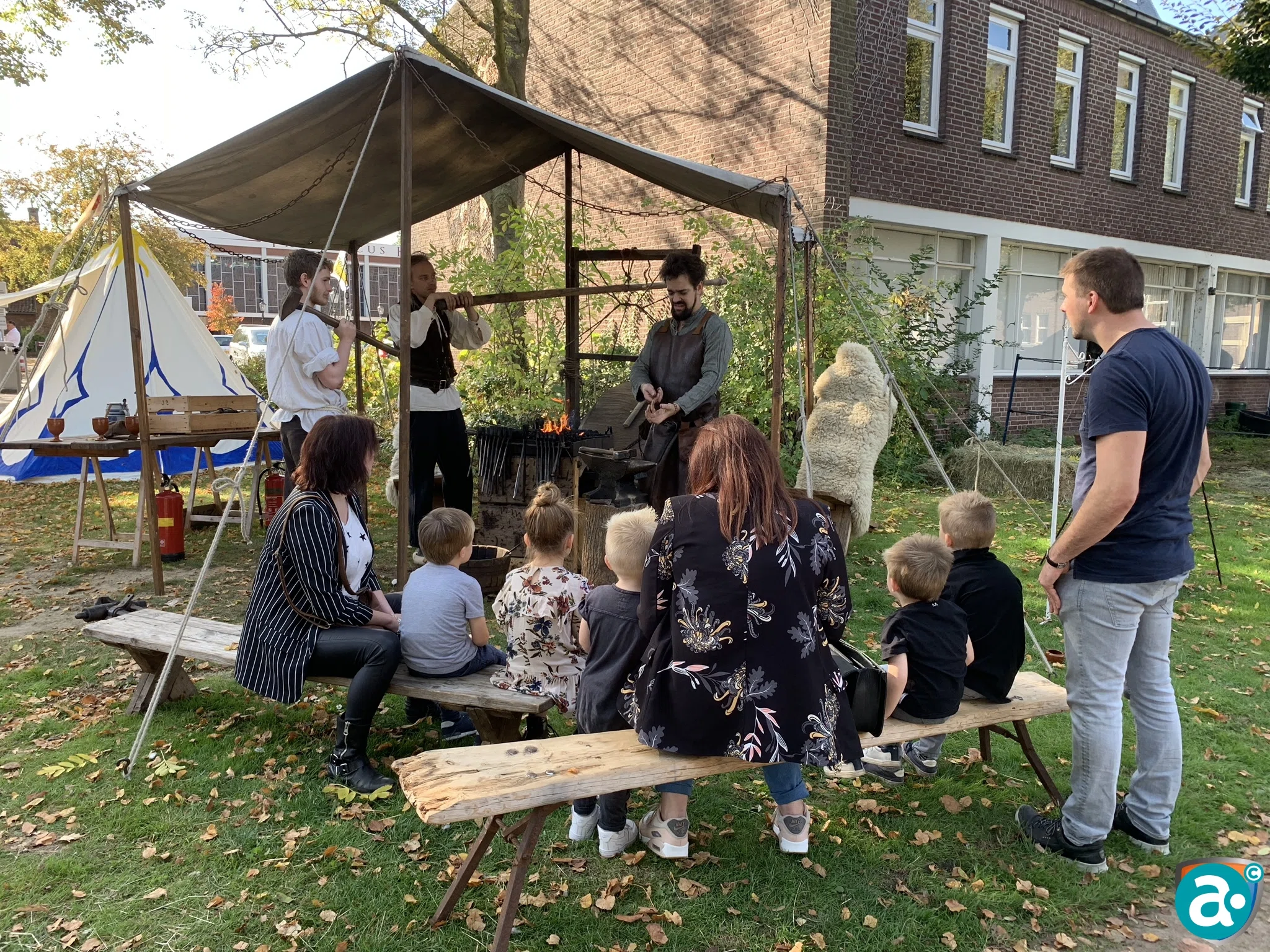 Topdrukte tijdens nationale archeologiedagen in Weert