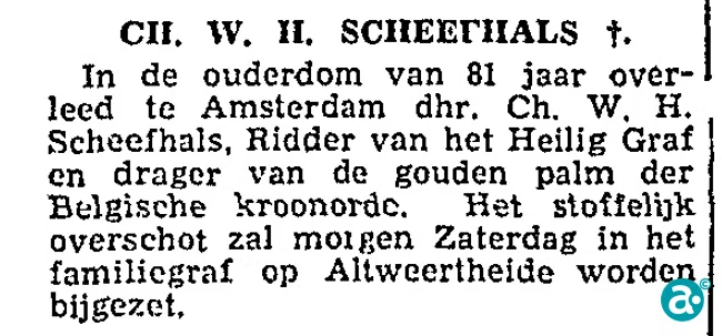 1920, pand Scheefhals-Kneepkens