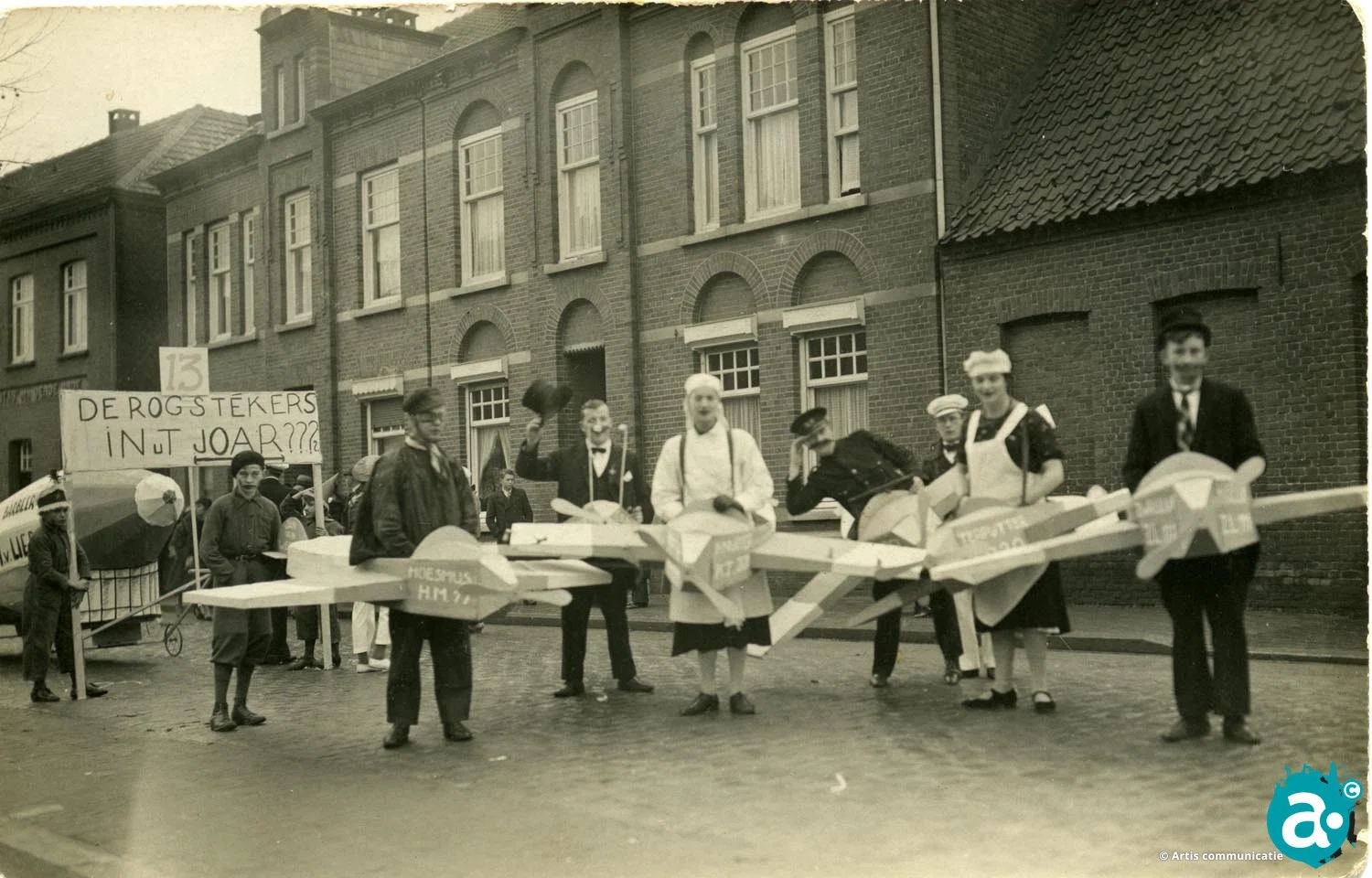 Optochtgroep op de Biest