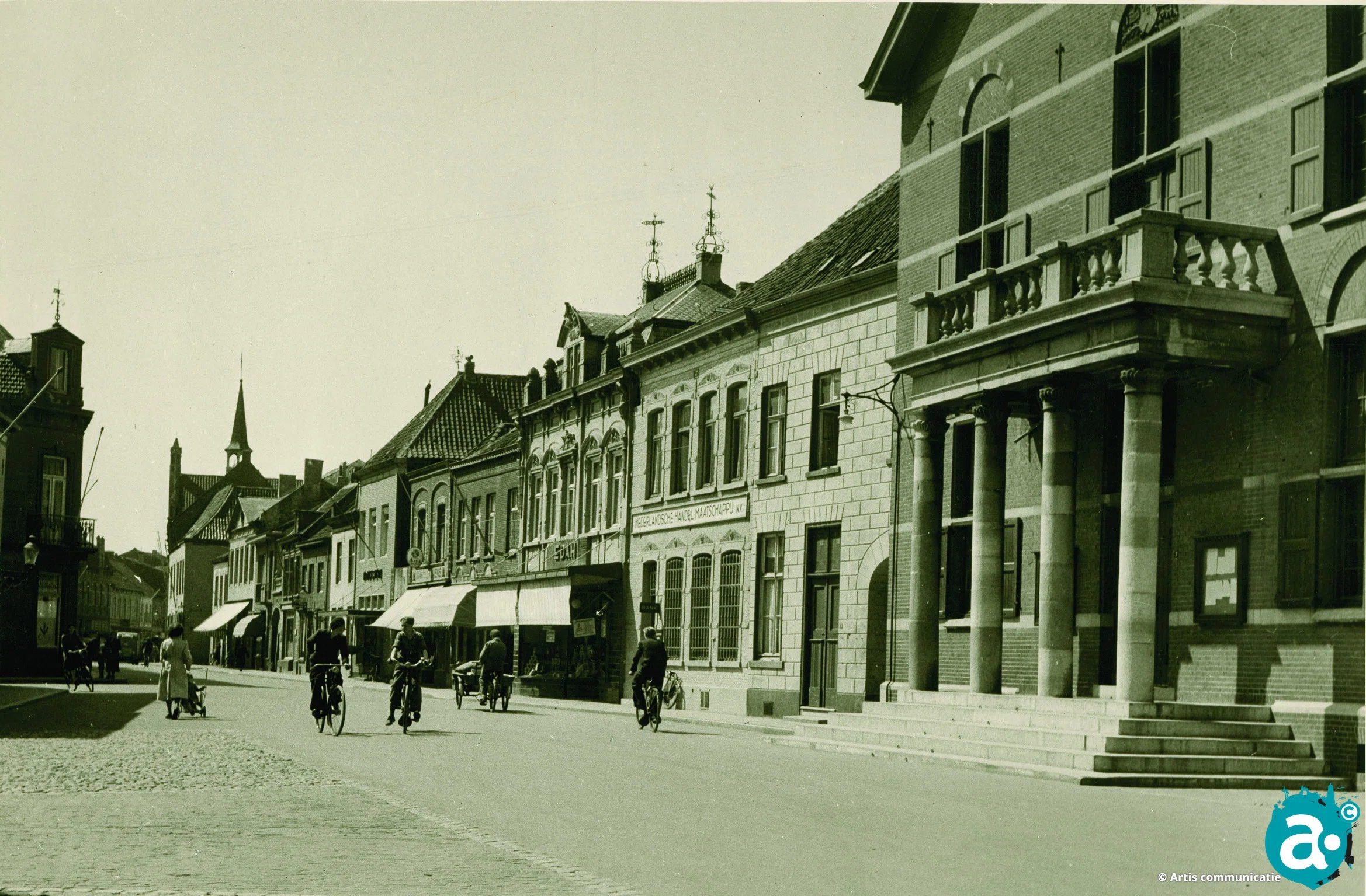 1950 - Markt en Langstraat Weert