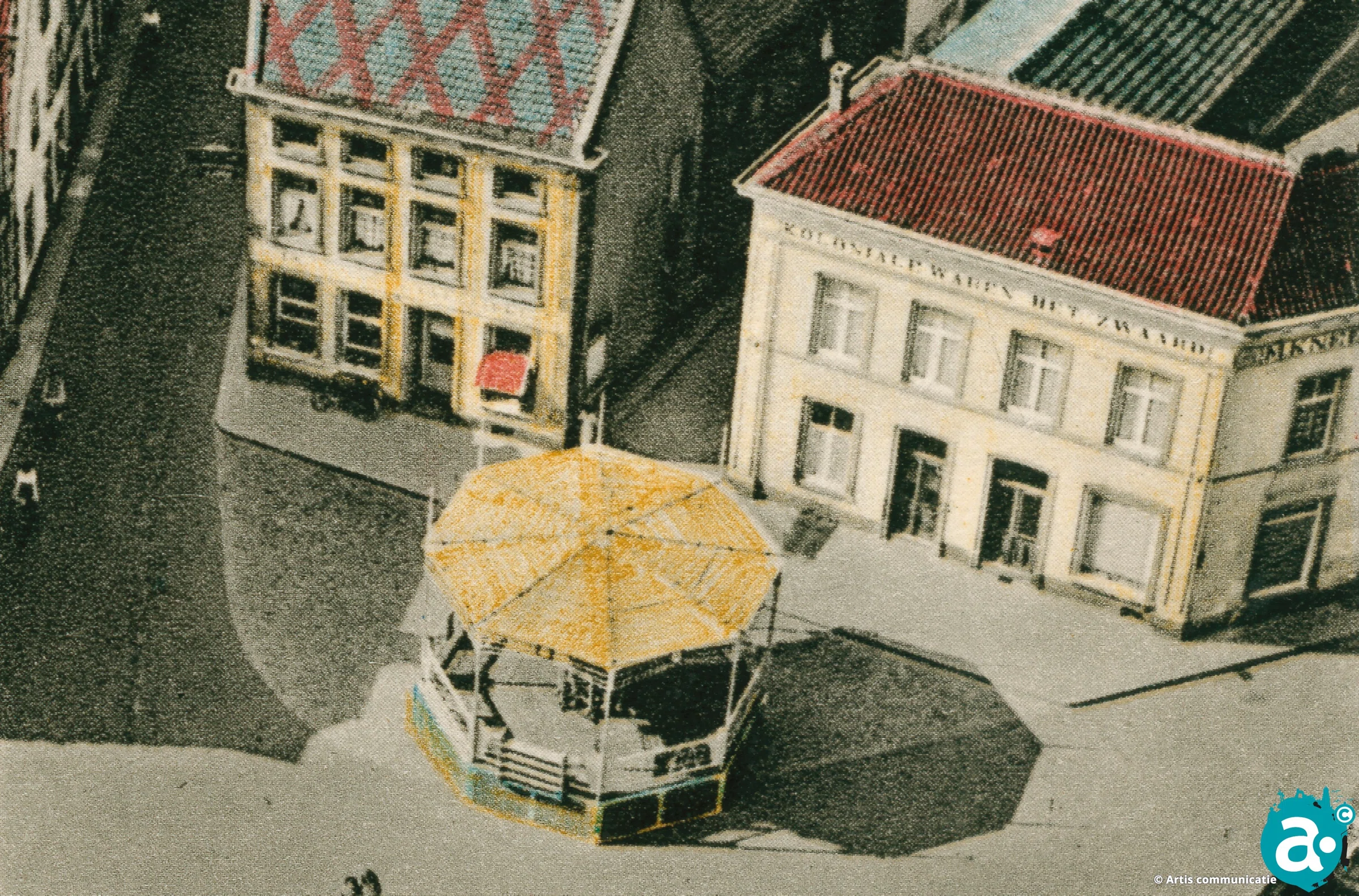 1940, muziekkiosk Markt Weert