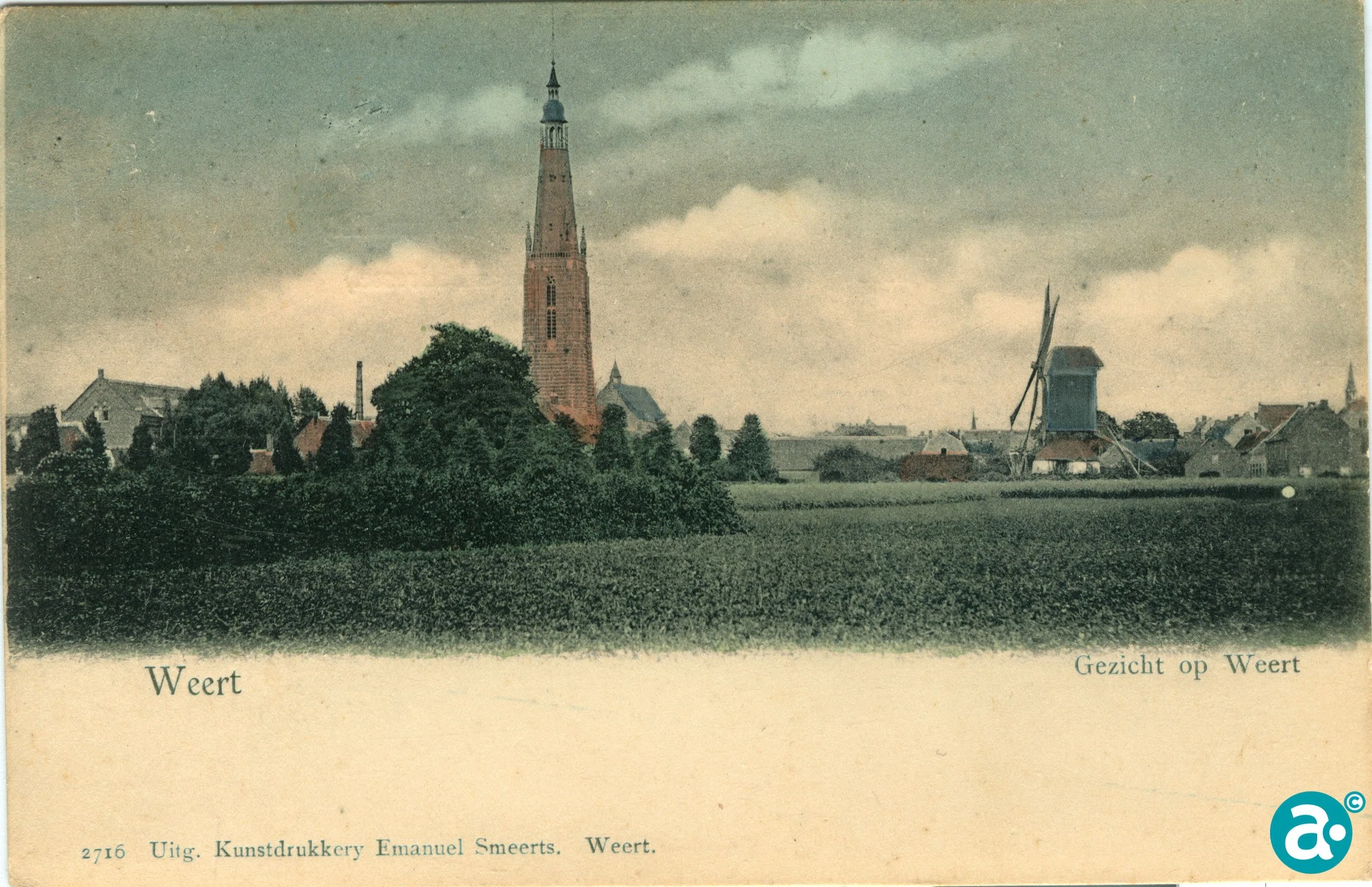 De Martinuskerk (Lange Jan) en de Binnenmolen