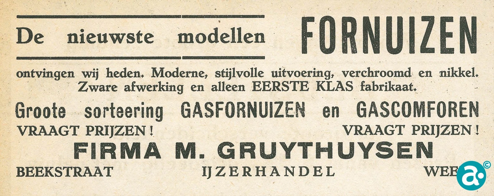 Gruythuysen ijzerhandel
