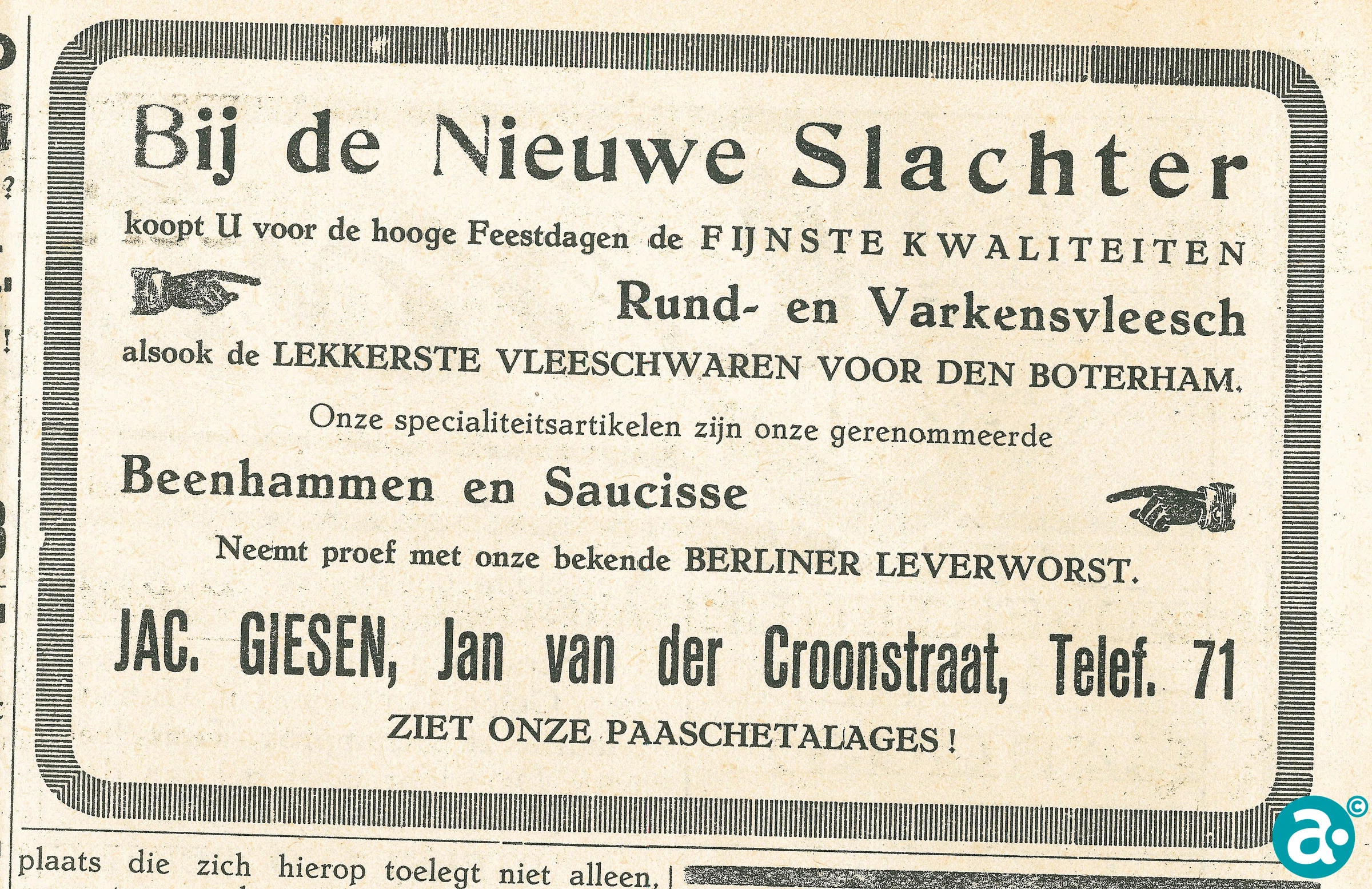 J. Giesen slagerij