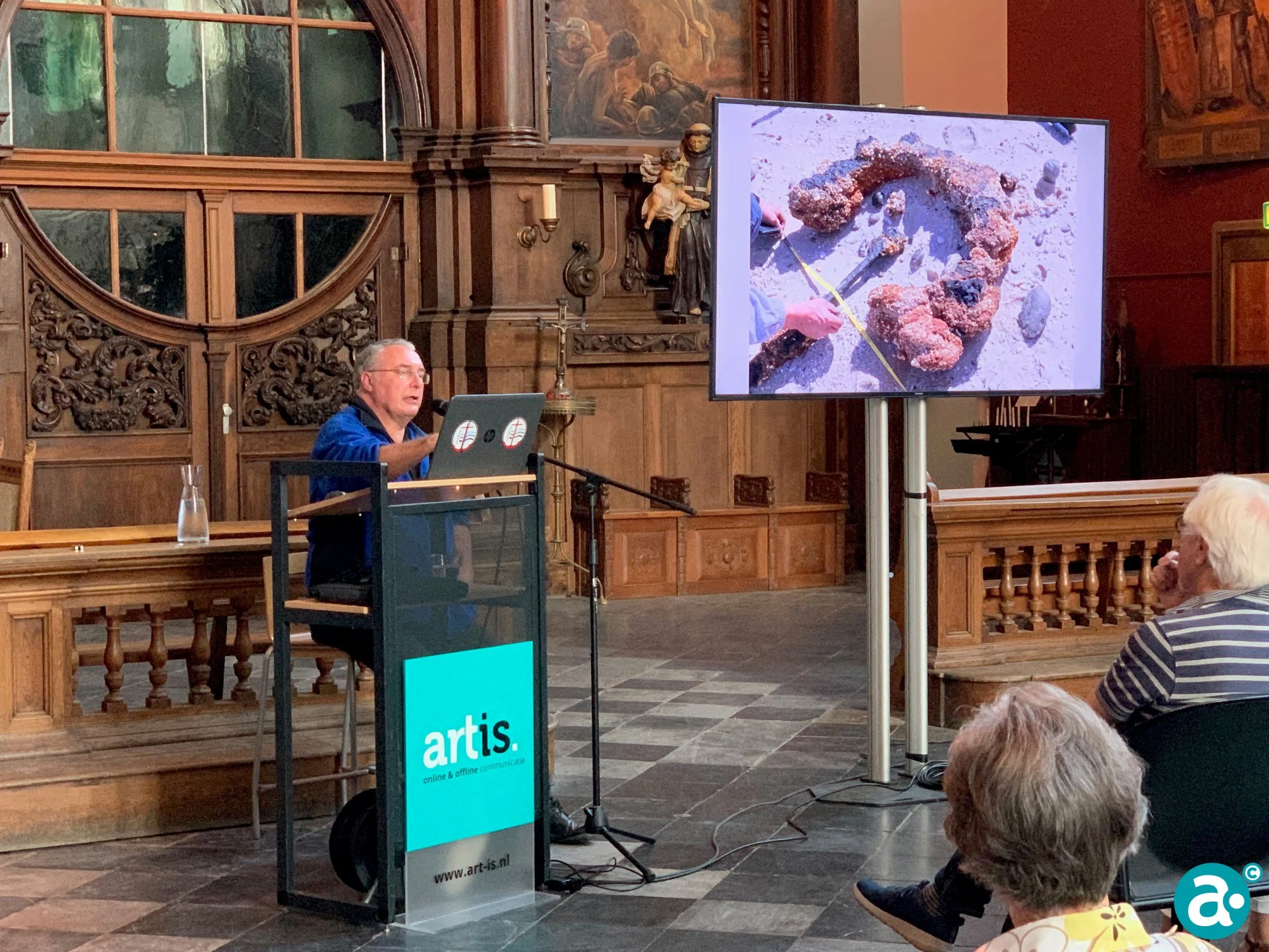 Paterskerk - Lezing Bruno Werz over VOC-schip de Haarlem