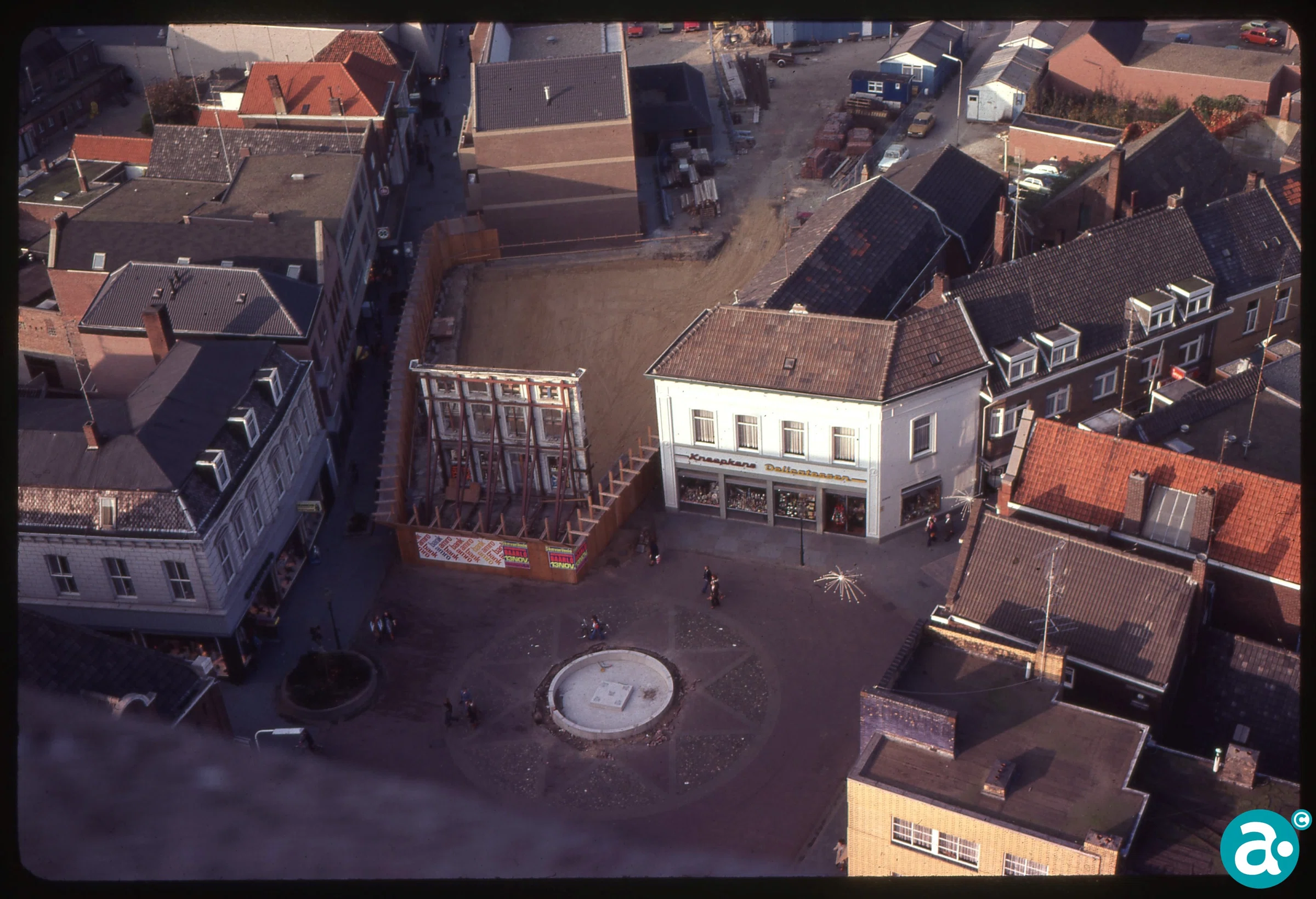 Aanleg fontein Markt