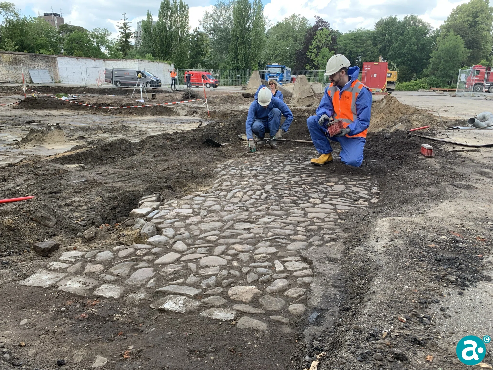 Erotische afbeeldingen op de kachel van de graven van Horne