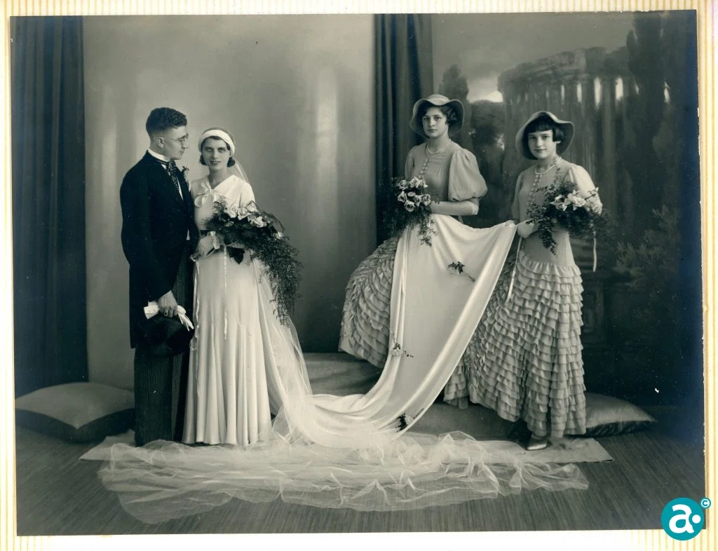 1933 Huwelijk Henri Smeets met Elza Henderiks