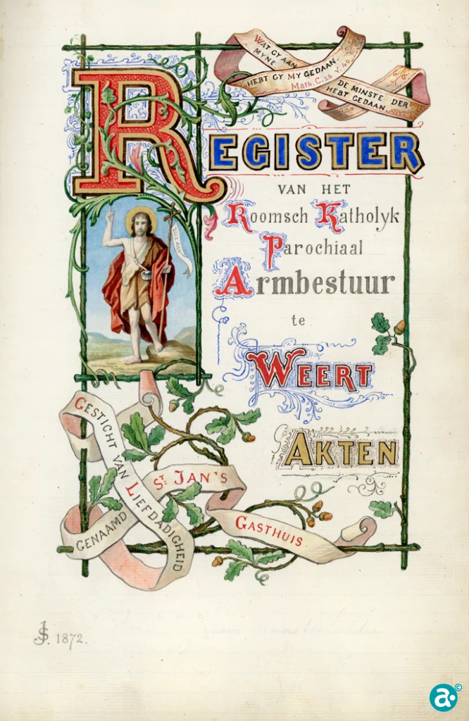 st. Jans Gasthuis en mej. Claessens