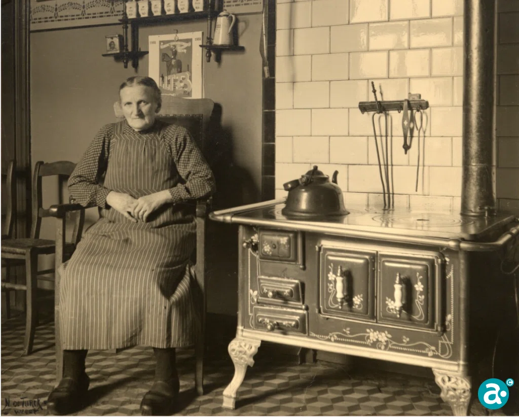 Boerin in de keuken