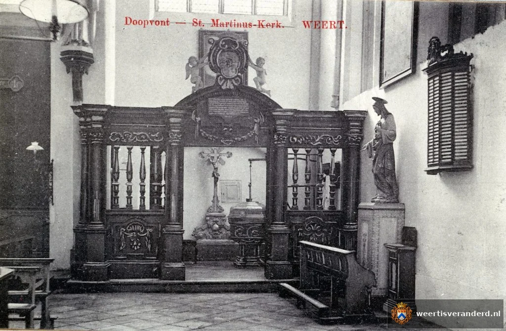 1890 - doopvont zonder Martinus beeld