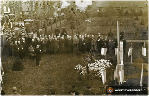 Onthulling van het Franse grafmonument