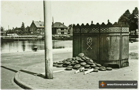 Verzamelde landmijnen aan het Bassin