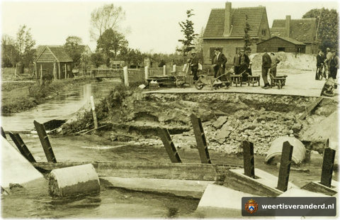 Opruimwerkzaamheden bij Sluis 13