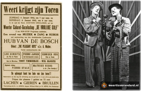 Hub van de Bosch en Pierre Jansen van De Vrolijke Golf
