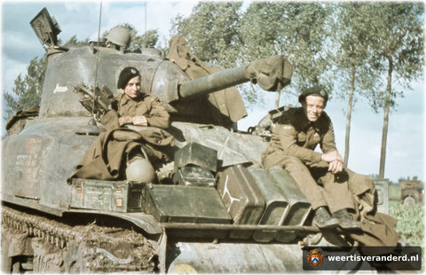 De bemanning van tank Jeanne