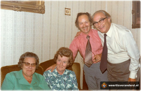 Ernie Marshall op bezoek bij de familie Weekers