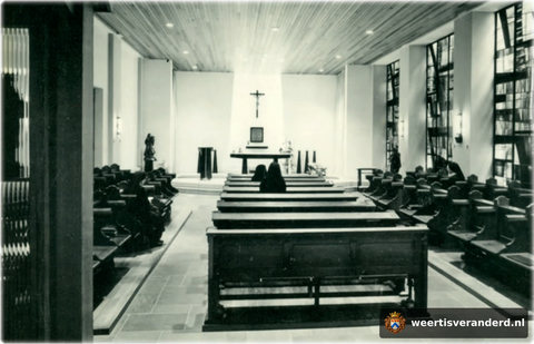 Het vernieuwde interieur van de Ursulinenkapel