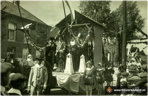 Praalwagen met de laatste ogenblikken van de Martelaren