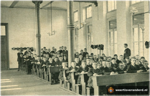 Klaslokaal van het Bisschoppelijk College