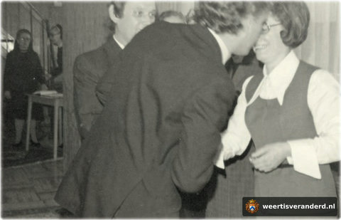 Zuster Van Diepen met Guus van Bladel en Gerard Reve
