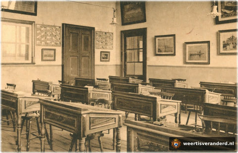 Klaslokaal van Pensionaat St.-Louis