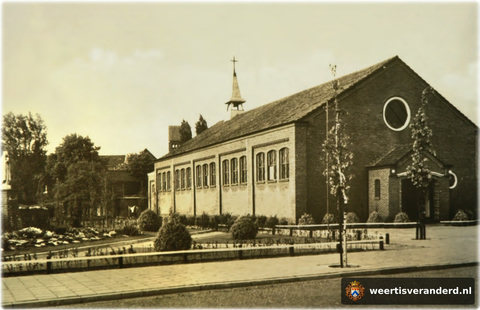 De voormalige noodkerk van Fatima
