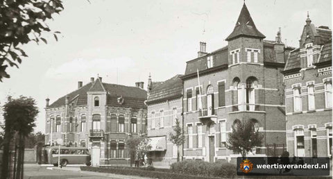 Villa en tramhalte aan de Emmasingel (1930)