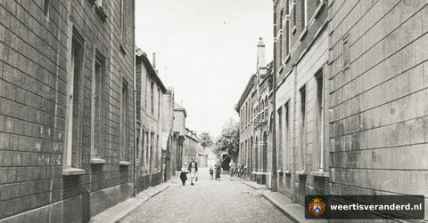 Hegstraat richting Hogesteenweg (1930)