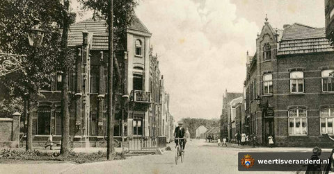 Maaspoort met de stadsgracht (1920)