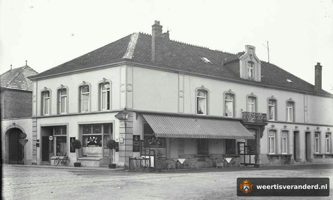 Café Juliana aan de Wilhelminasingel in 1929