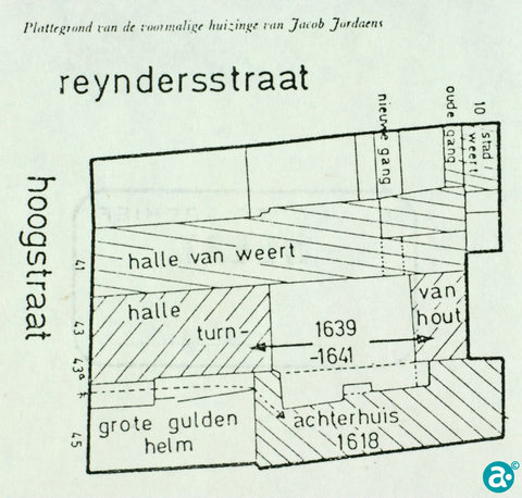 Plattegrond 'Halle van Weert'
in Antwerpen
- GAW Beeldbank A4049