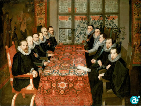 Midden Jean Richardot schilderij Somerset House conferentie 19 augustus 1604