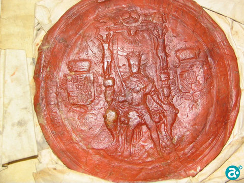 Zegel van koning Philips II van Spanje