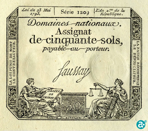Assignaat 23 mei 1793
(niet on line in GAW Beeldbank beschikbaar)