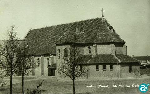 St. Mathiaskerk in 1957 -
GAW Beeldbank 1559
