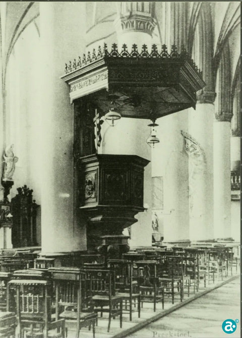 Preekstoel St. Martinuskerk - GAW Beeldbank 6326