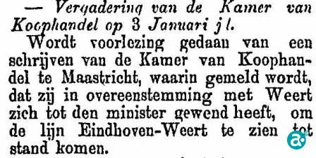 Kanton Weert 5 januari 1900